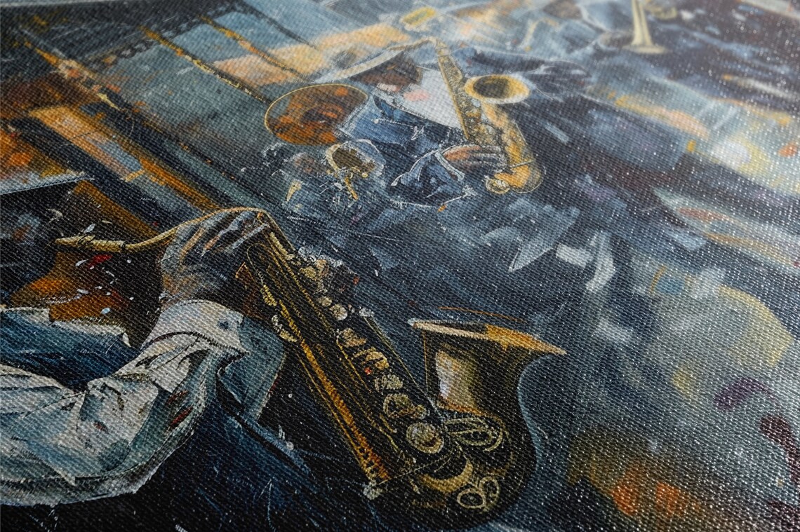Jazz On Bourbon, New Orleans Street Band Art Print - Image 3