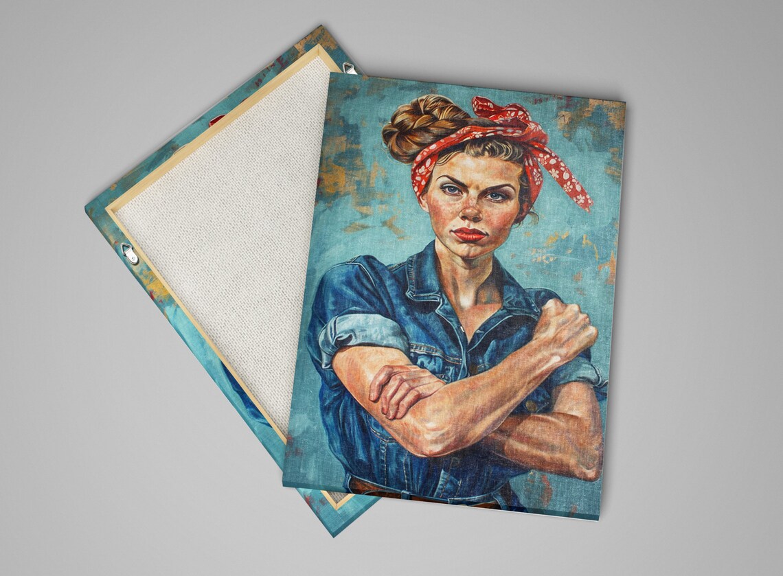 Rosie The Riveter Wall Art Print, Cultural Icon - Image 3