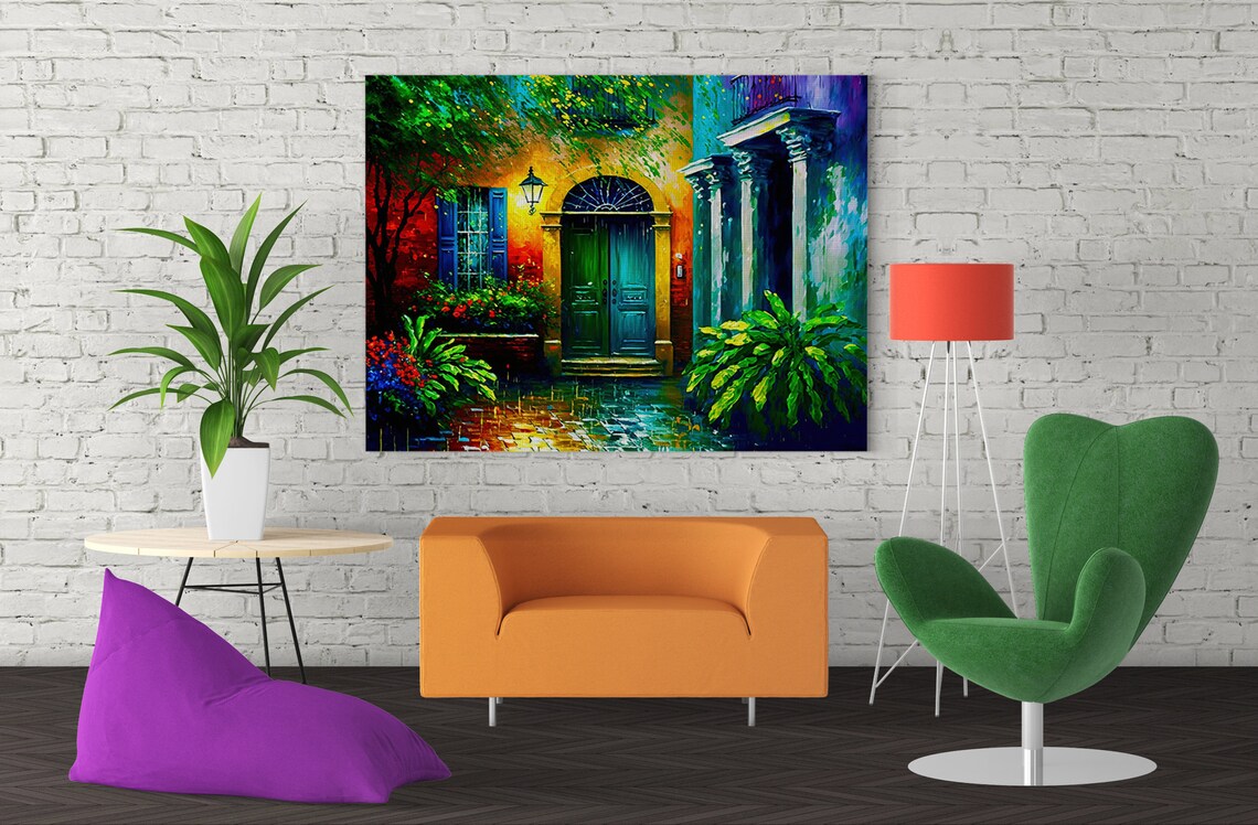 New Orleans French Quarter Scene, Travel Poster - Image 3