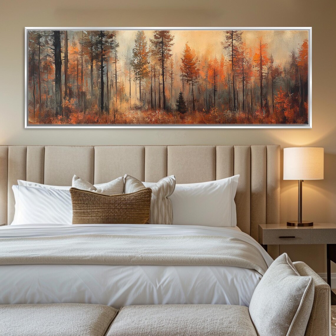 Fall Forest Scene Art Print, Seasonal Landscape - Image 5