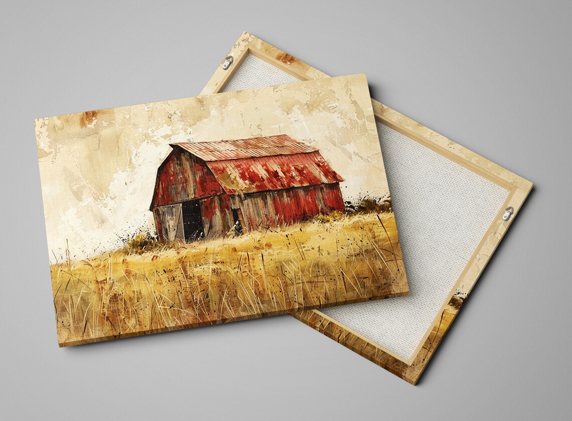 Farmhouse Barn Wall Art Print, Rustic Home Decor - Image 4