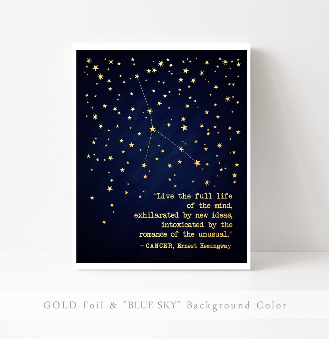 Cancer Zodiac Poster, Astrology and Horoscope Art - Image 3