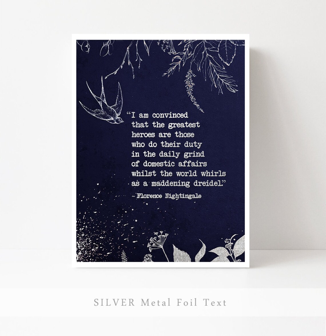 Florence Nightingale Quote Art Print for Nurses - Image 2
