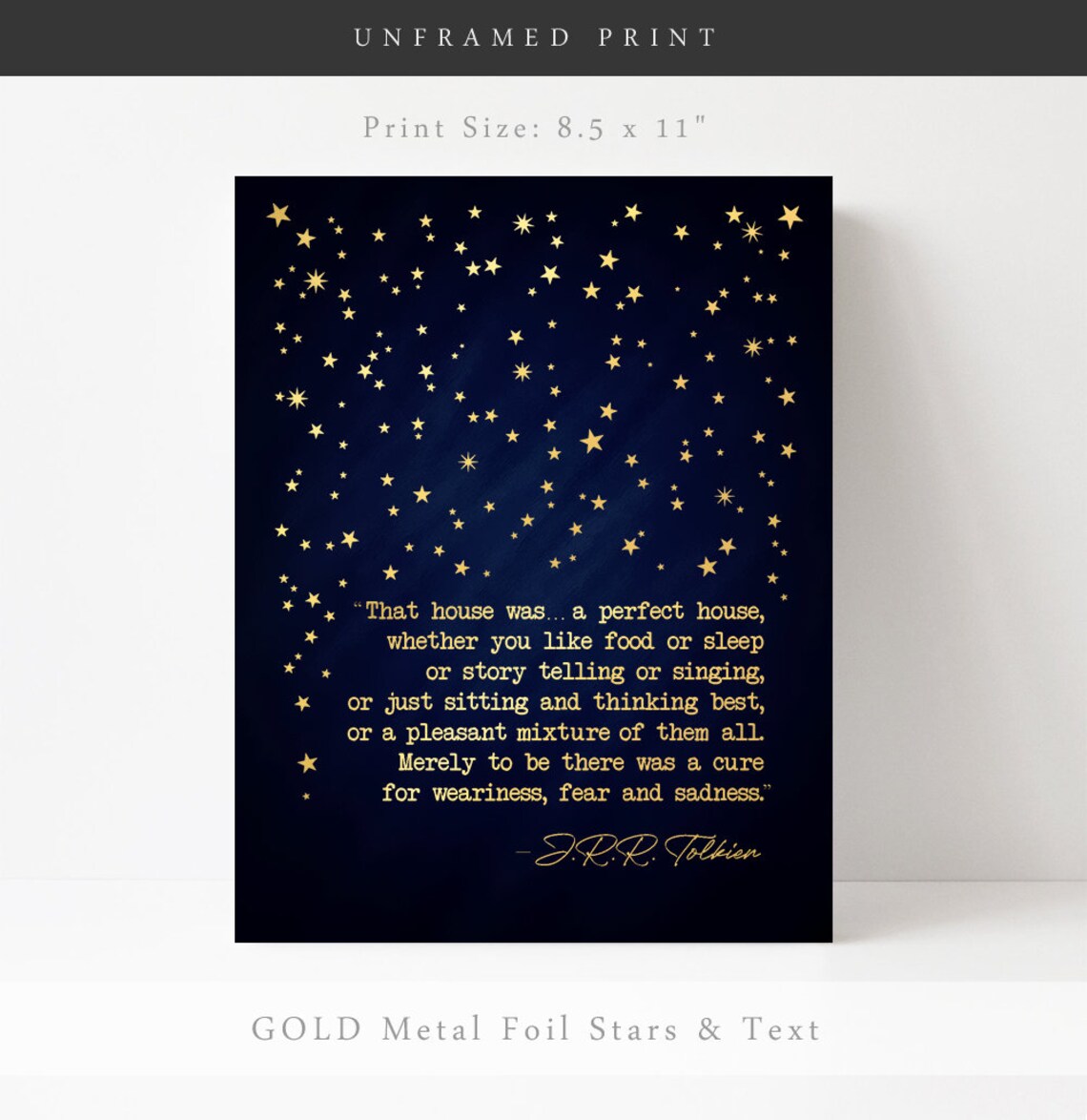 J.R.R. Tolkien Quote Art Print, Lord of the Rings - Image 3