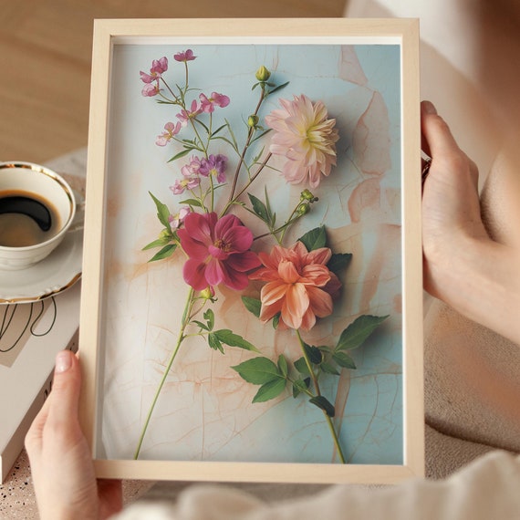 Pressed Flower Photography Print Botanical Still Life