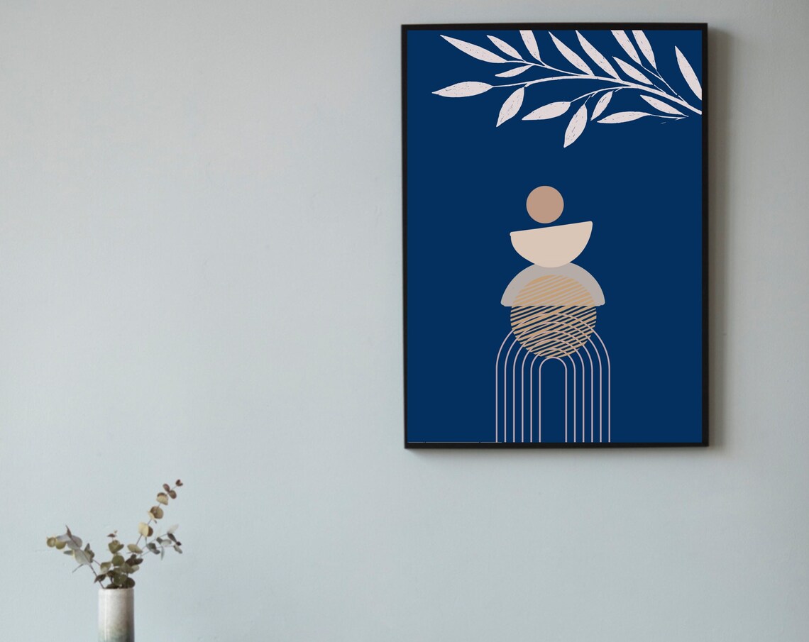 Boho Arch, Mid Century Modern Art Print
