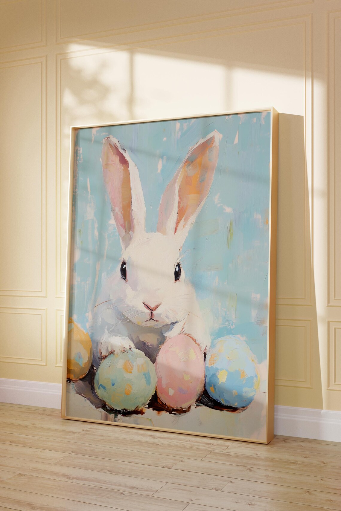 Easter Bunny Print, Spring Rabbit Farmhouse Decor - Image 4