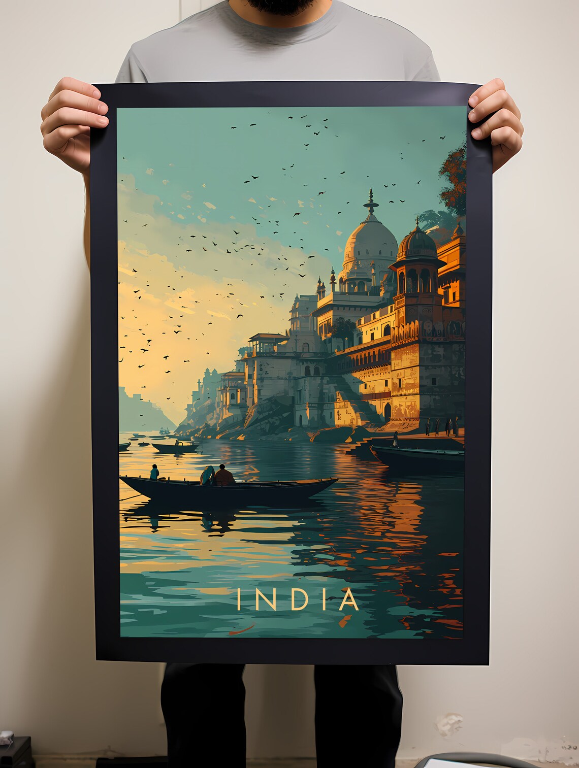 India Travel Poster, Asia Travel Wall Art Print - Image 2