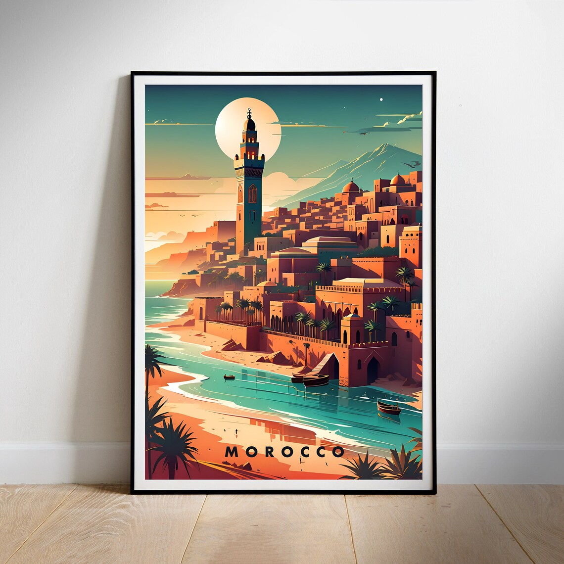 Morocco Travel Poster Wall Art Instant Hanging Decor New Home Gift - Image 2