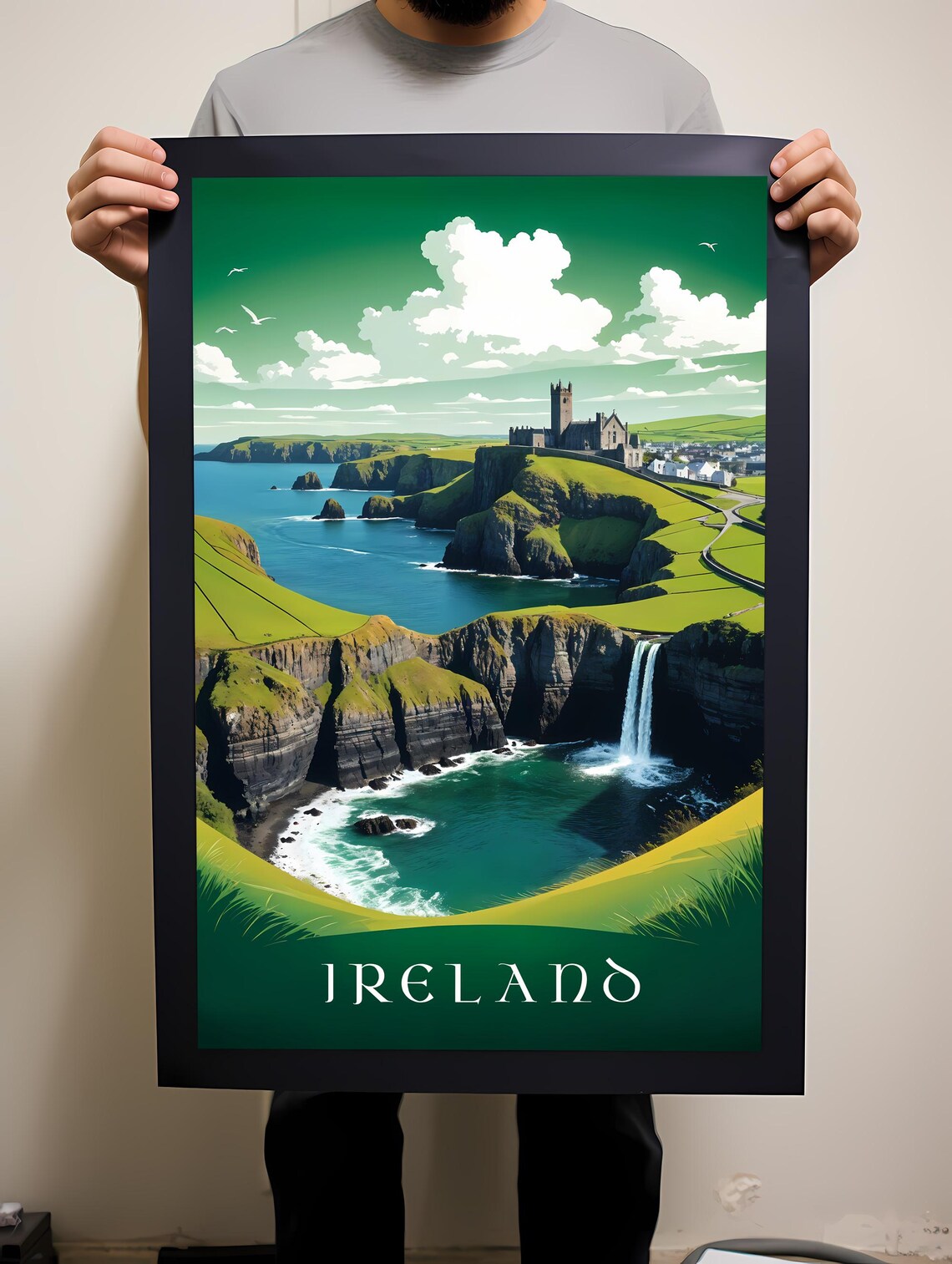 Ireland Instant Hanging Decor Travel Poster - Image 2