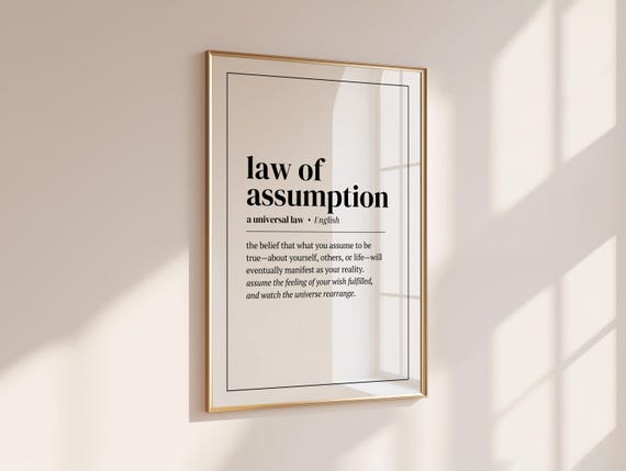 Bundle Set Of 3 Prints Law Attractionassumptionhappiness Wall Art Instant Motivational Poster Manifestation