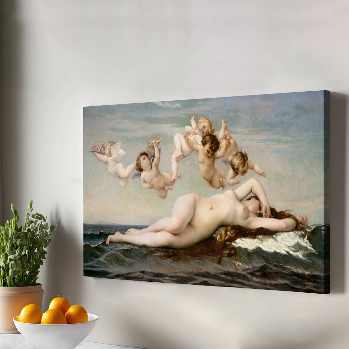 The Birth Of Venus Art Print, Alexandre Cabanel