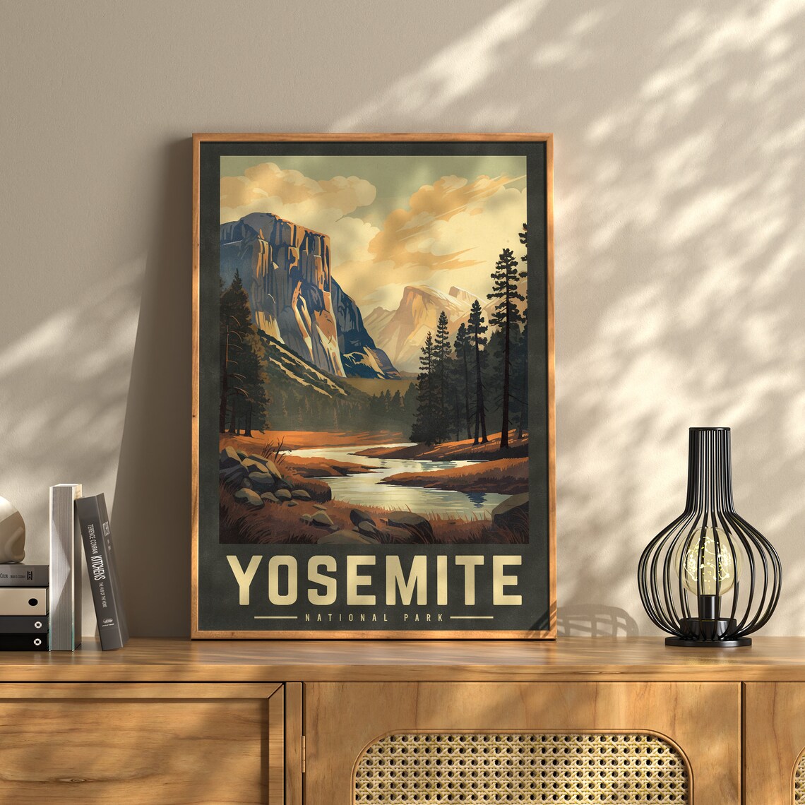 Yosemite National Park Vintage Travel Art Print - Image 3