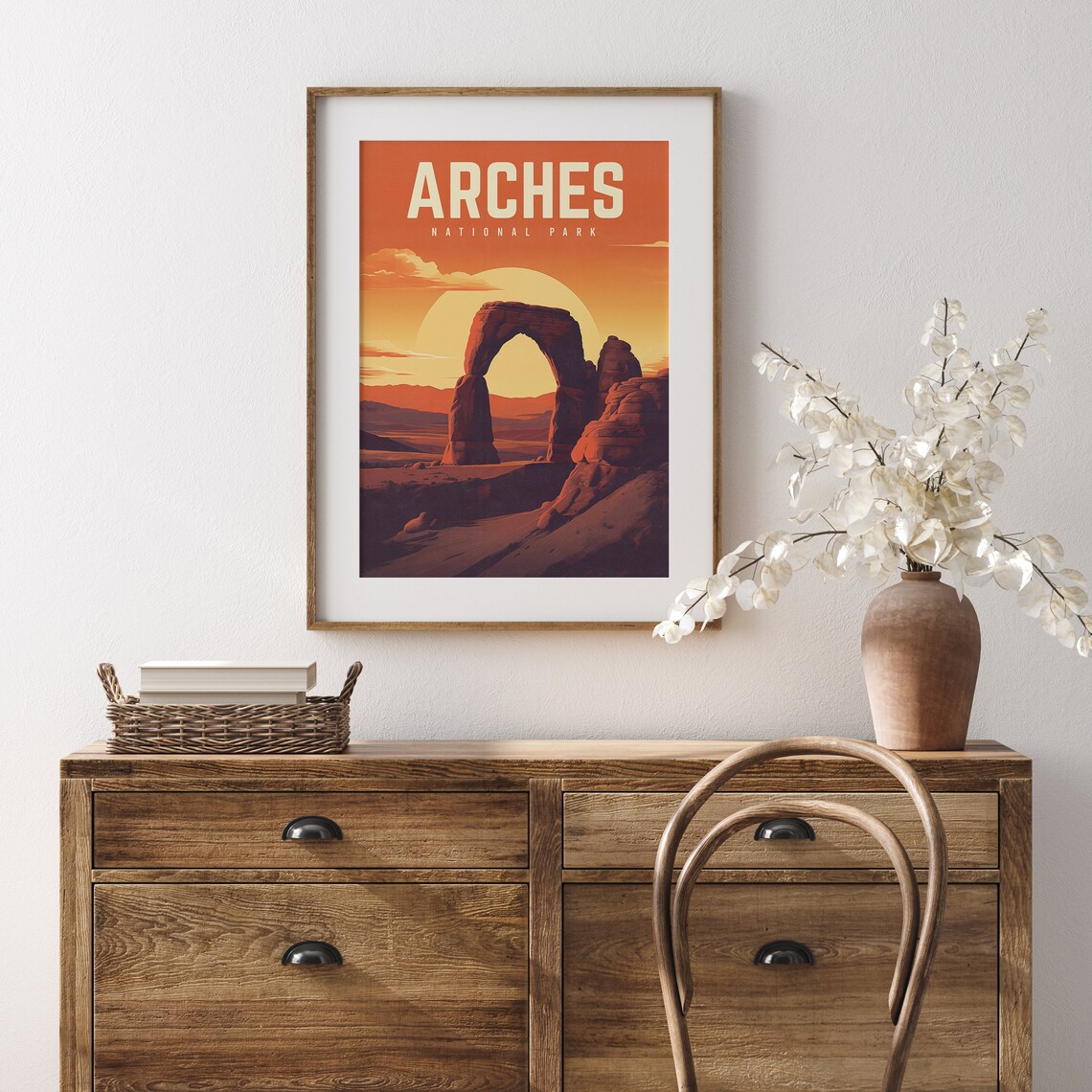 Arches National Park Vintage Travel Poster - Image 2