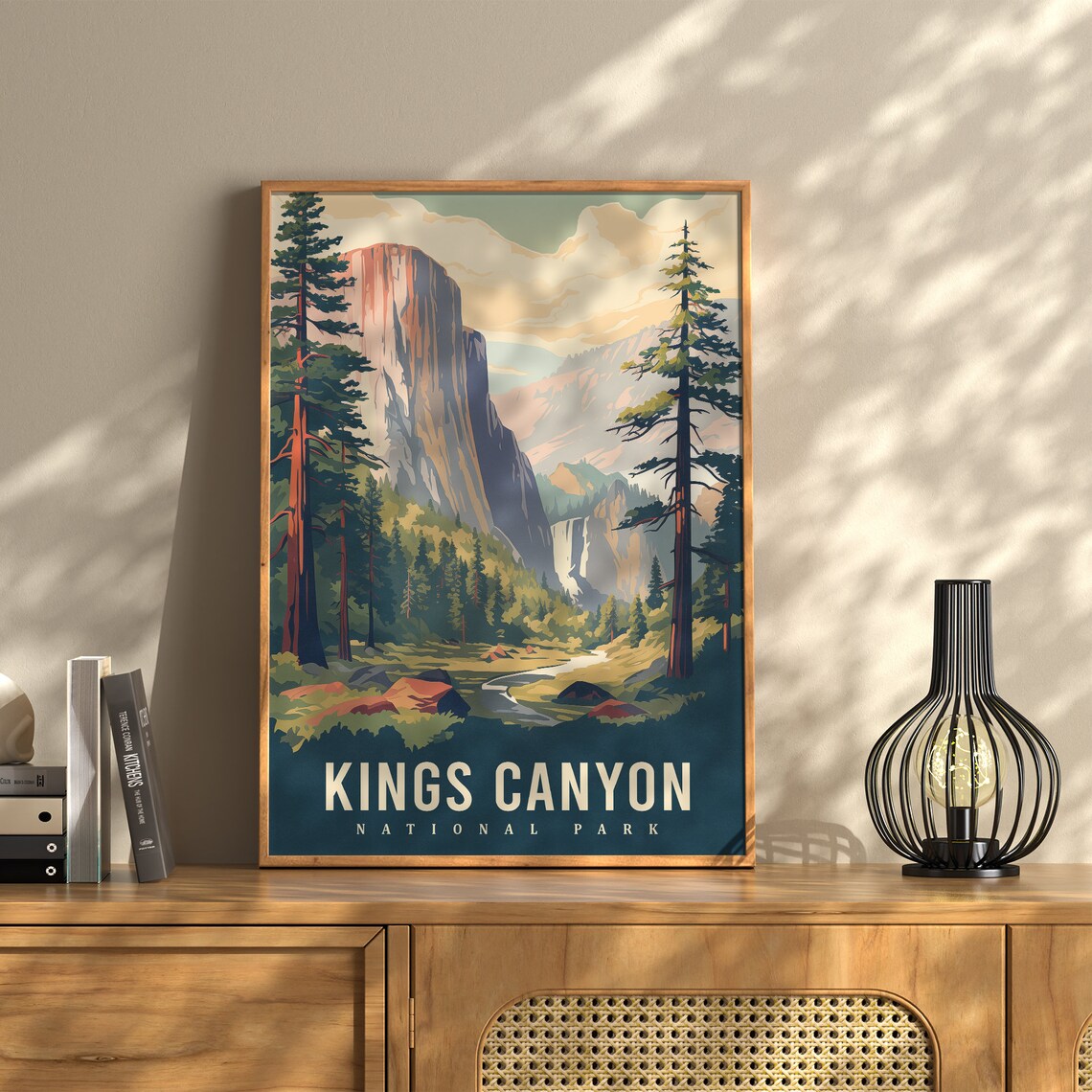Kings Canyon National Park, California Travel Poster