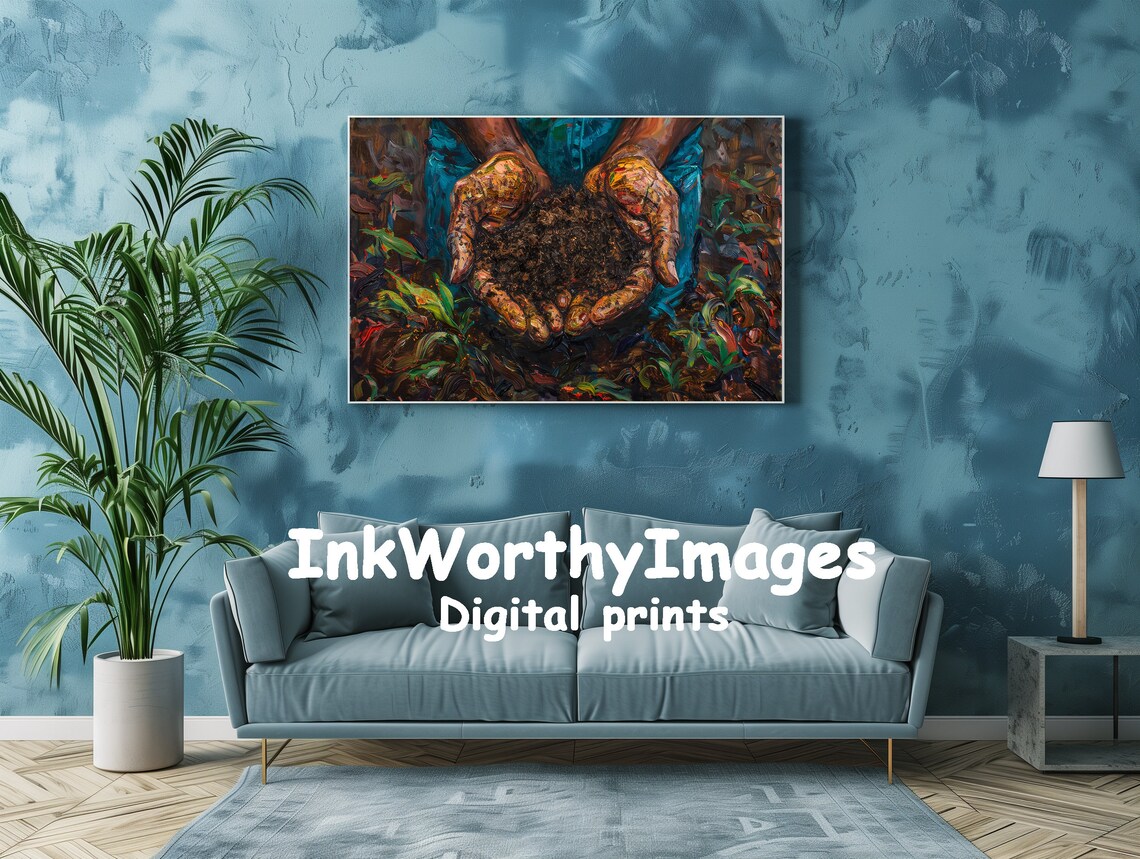 Hands Holding Earth, Symbol Of Growth And Nature - Image 2