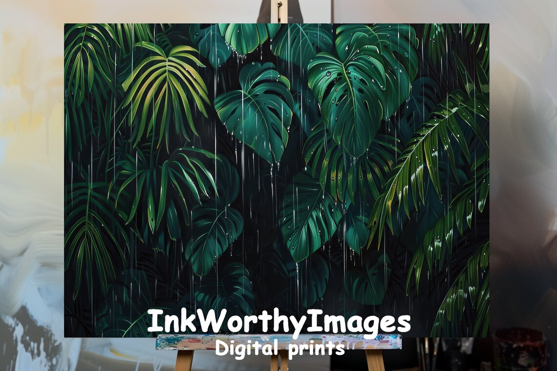 Tropical Rainforest - Minimalist Travel Poster