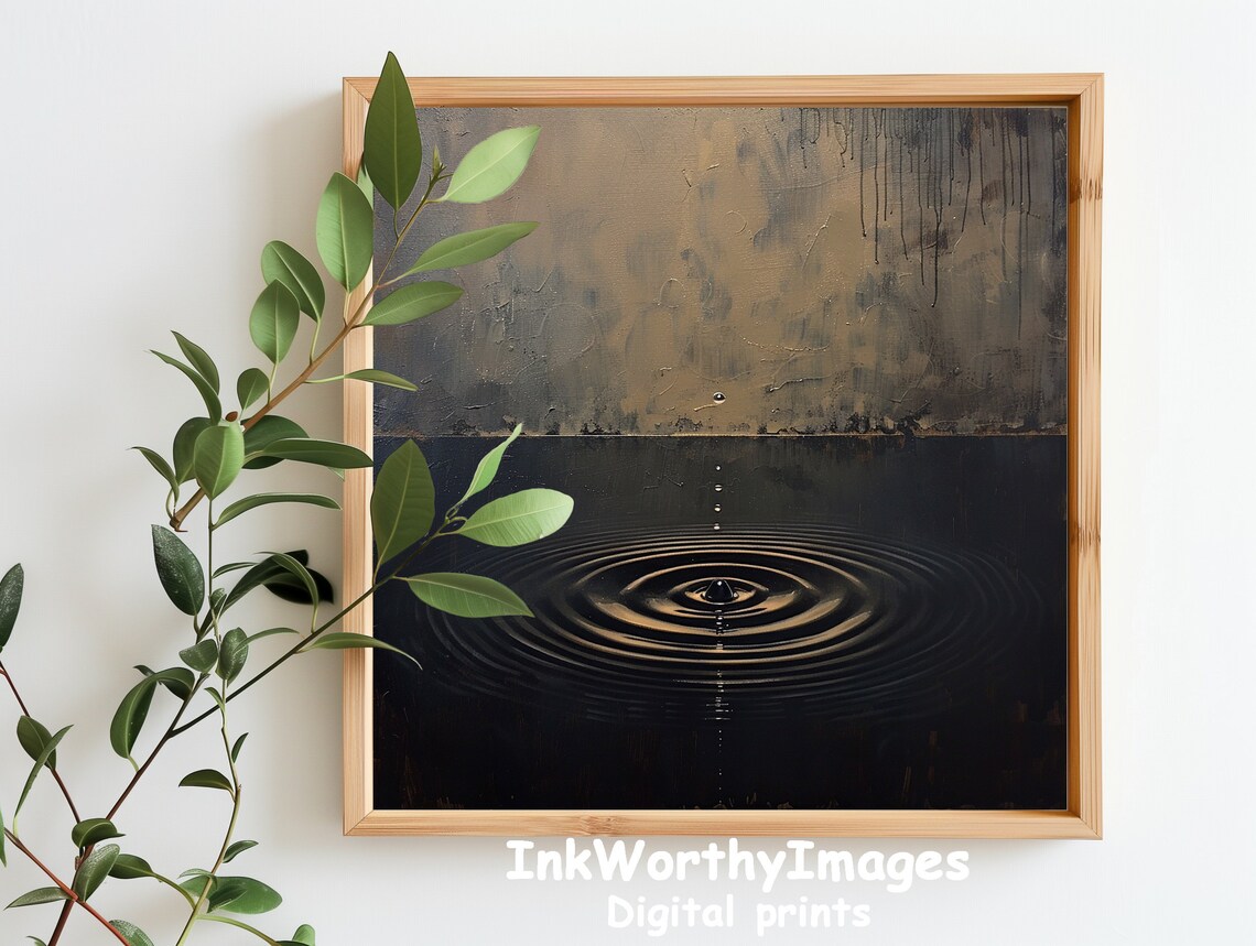 Abstract Water Drop Eye, Minimalist Contemporary Art - Image 6