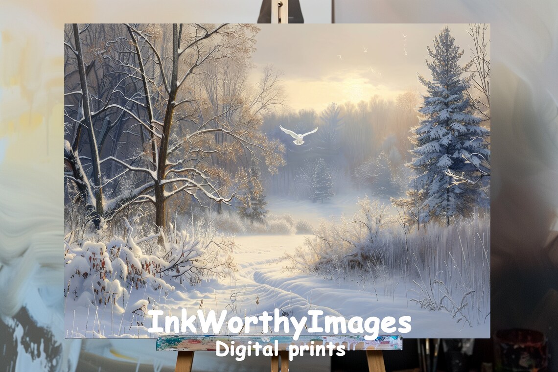 Winter Wonderland - Contemporary Travel Poster