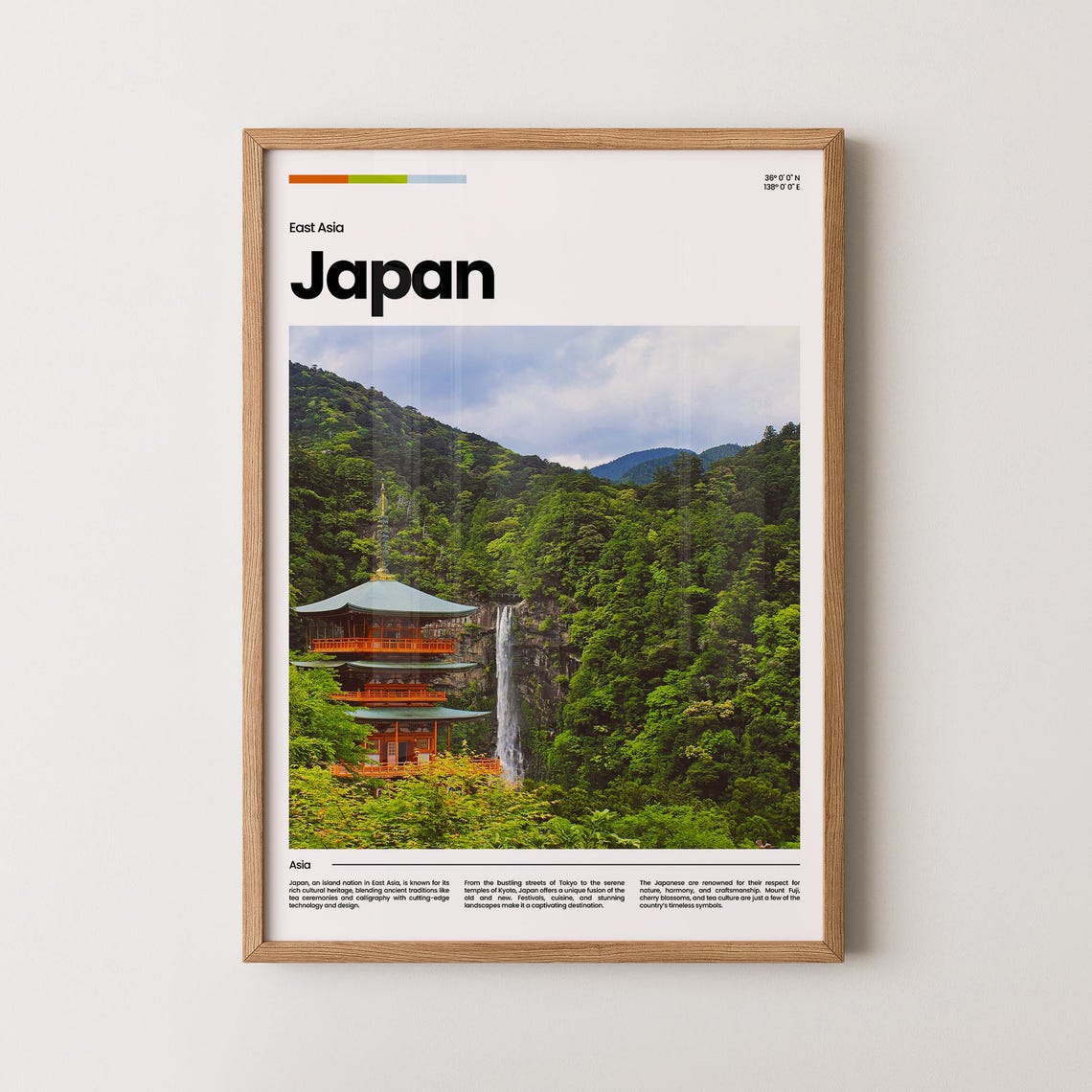 Japan Poster Japan Print Japan Photo Japan Art Asia Poster Asia Print Travel Poster Gift