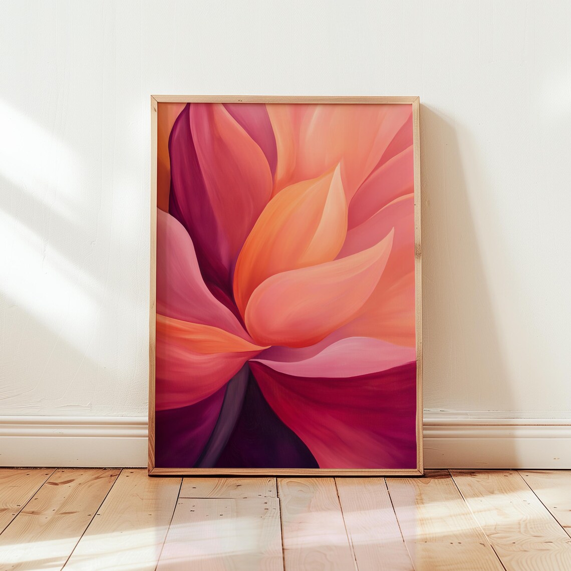 Georgia O'Keeffe Pink Flower Poster Print