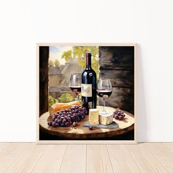 Wine Lover Wall Art, Wine Cellar Decor
