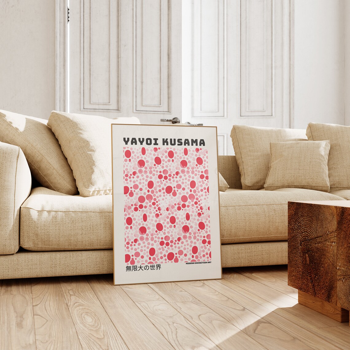 Yayoi Kusama Abstract Poster, Japandi Gallery Wall Art - Image 5