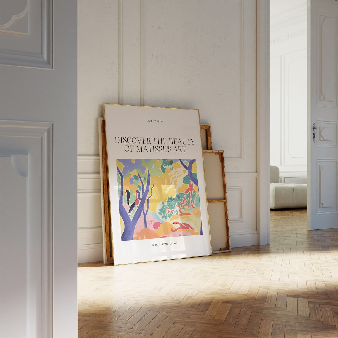 Henri Matisse Colorful Jungle Birds Modern Exhibition Poster - Image 4