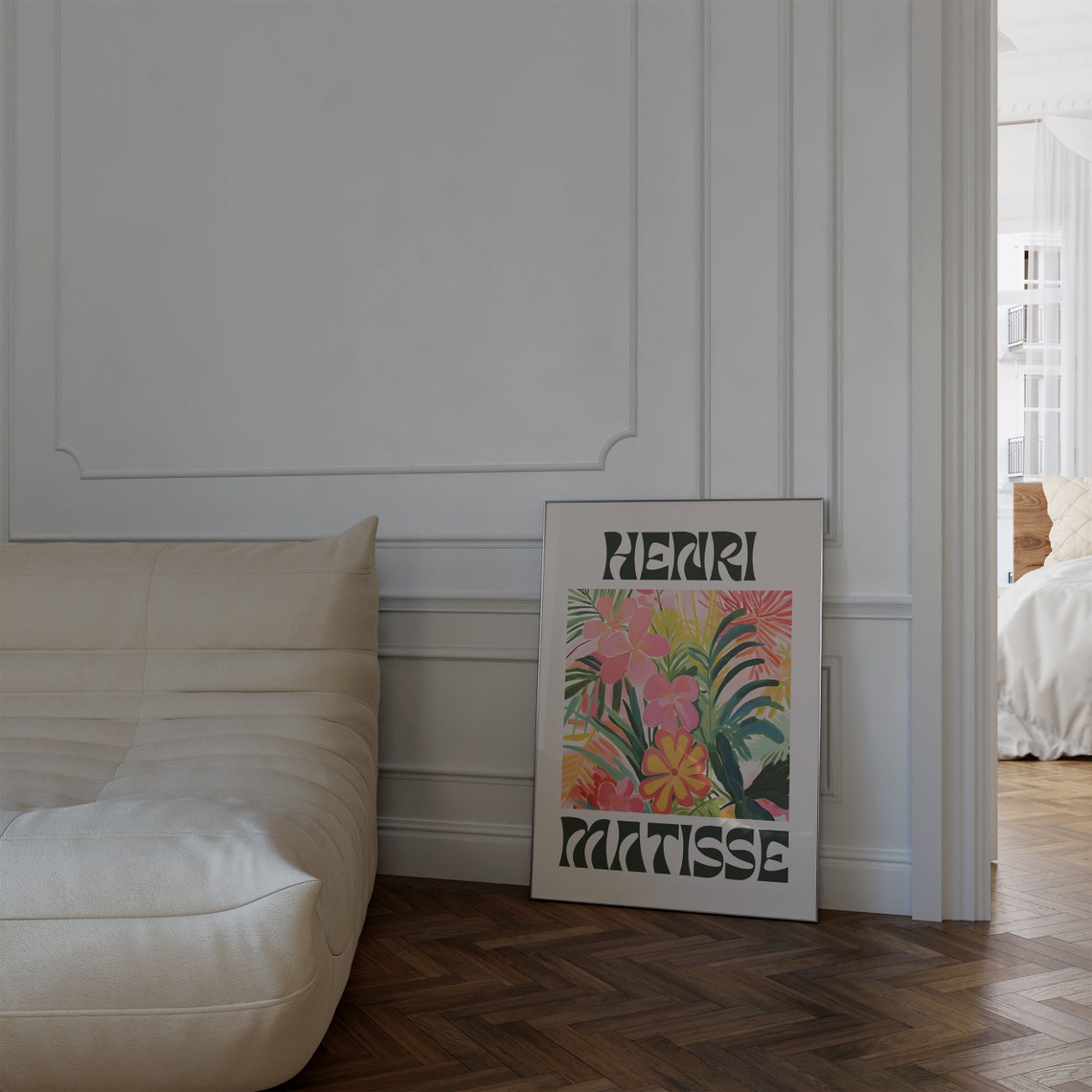 Henri Matisse Tropical Floral Retro Vibrant Botanical Art Poster - Image 2
