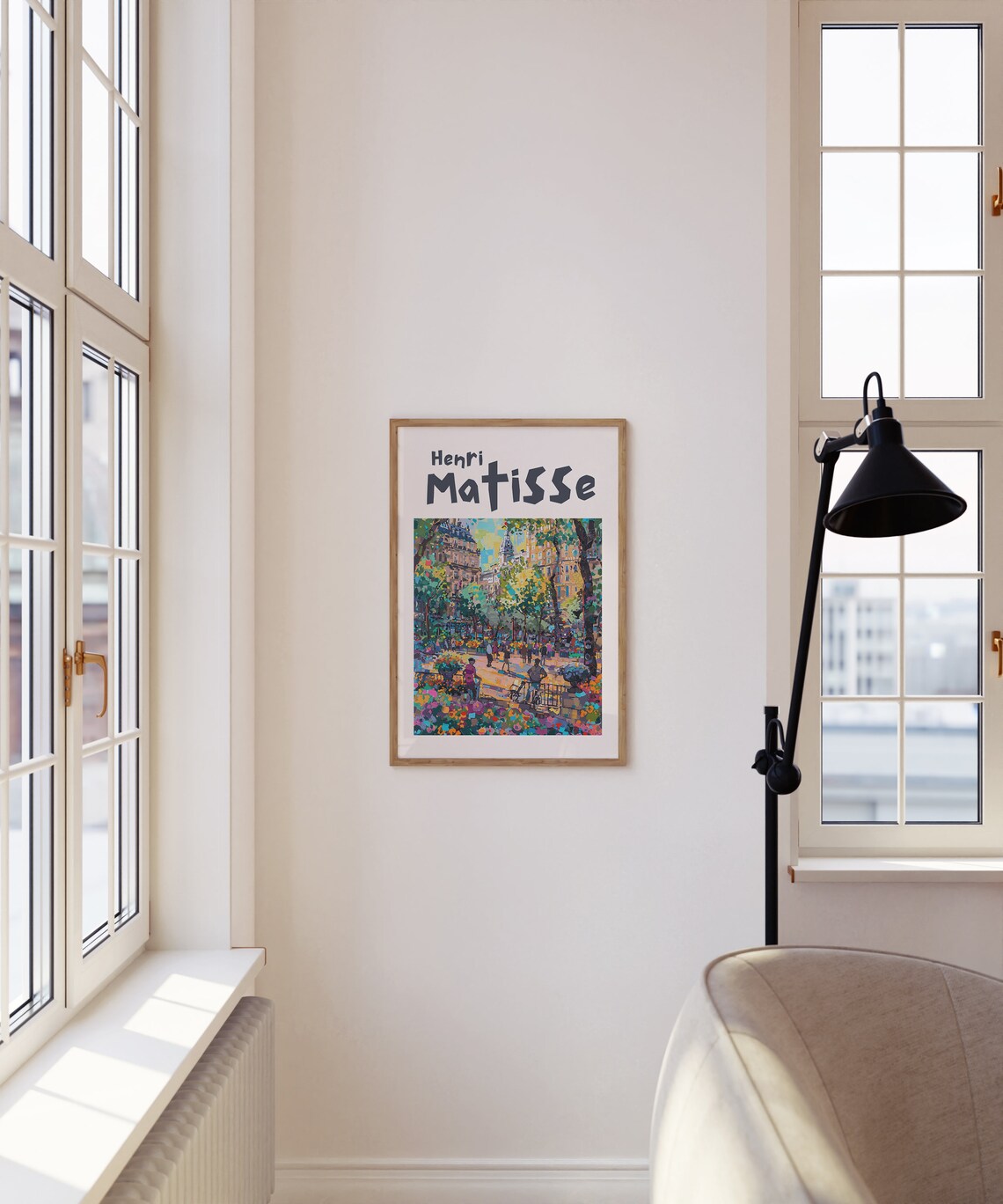 Henri Matisse Blooming City Park Garden Promenade Art Poster - Image 3