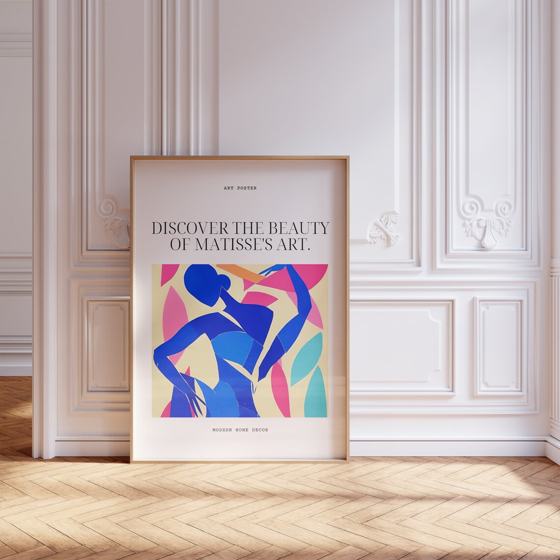 Henri Matisse Blue Dancer Cut Out Modern Dance Silhouette Poster - Image 5