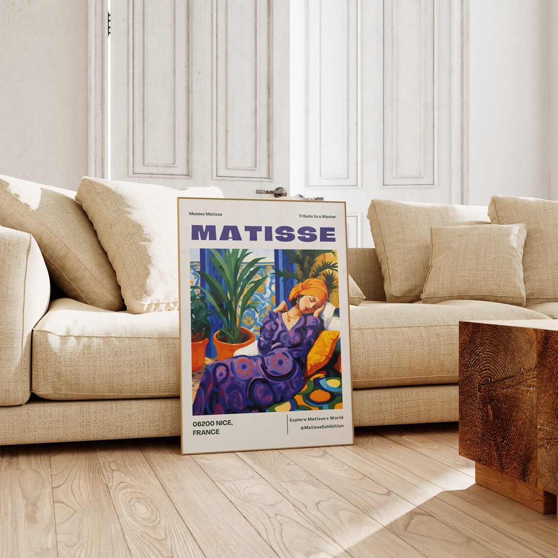 Henri Matisse Odalisque Reclining Woman Nice France Exhibition Poster - Image 4