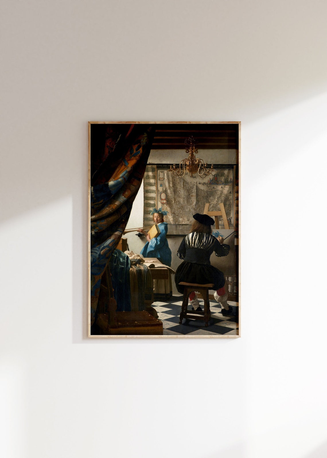 Johannes Vermeer Poster Vintage Gallery Art Print Vermeer Print Famous Art Vintage Museum Print Vermeer Vintage Wall Art Ideal Gift