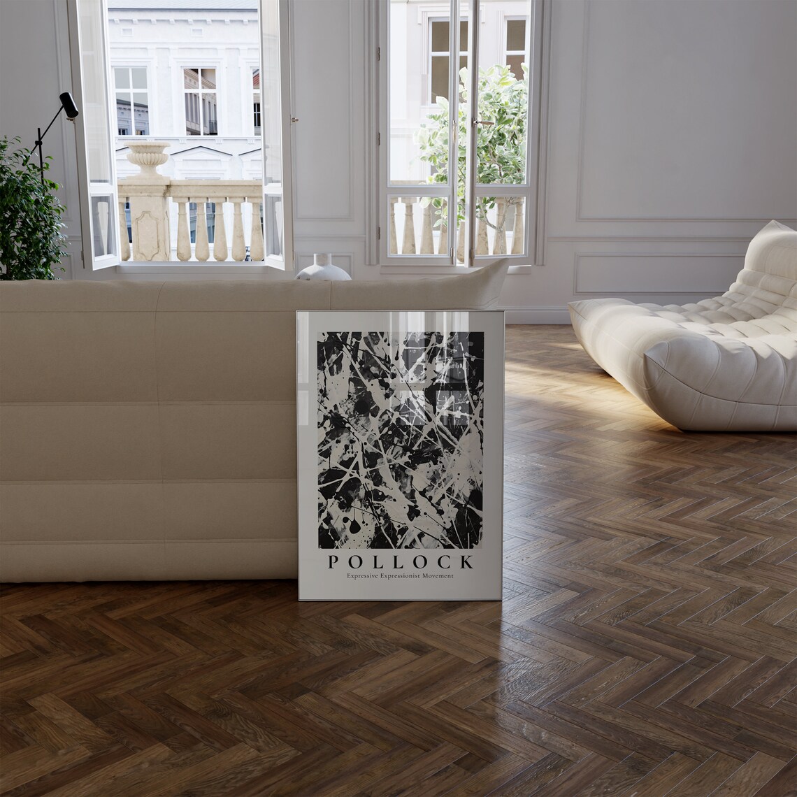 Jackson Pollock Modern Abstract Wall Art Poster - Image 2