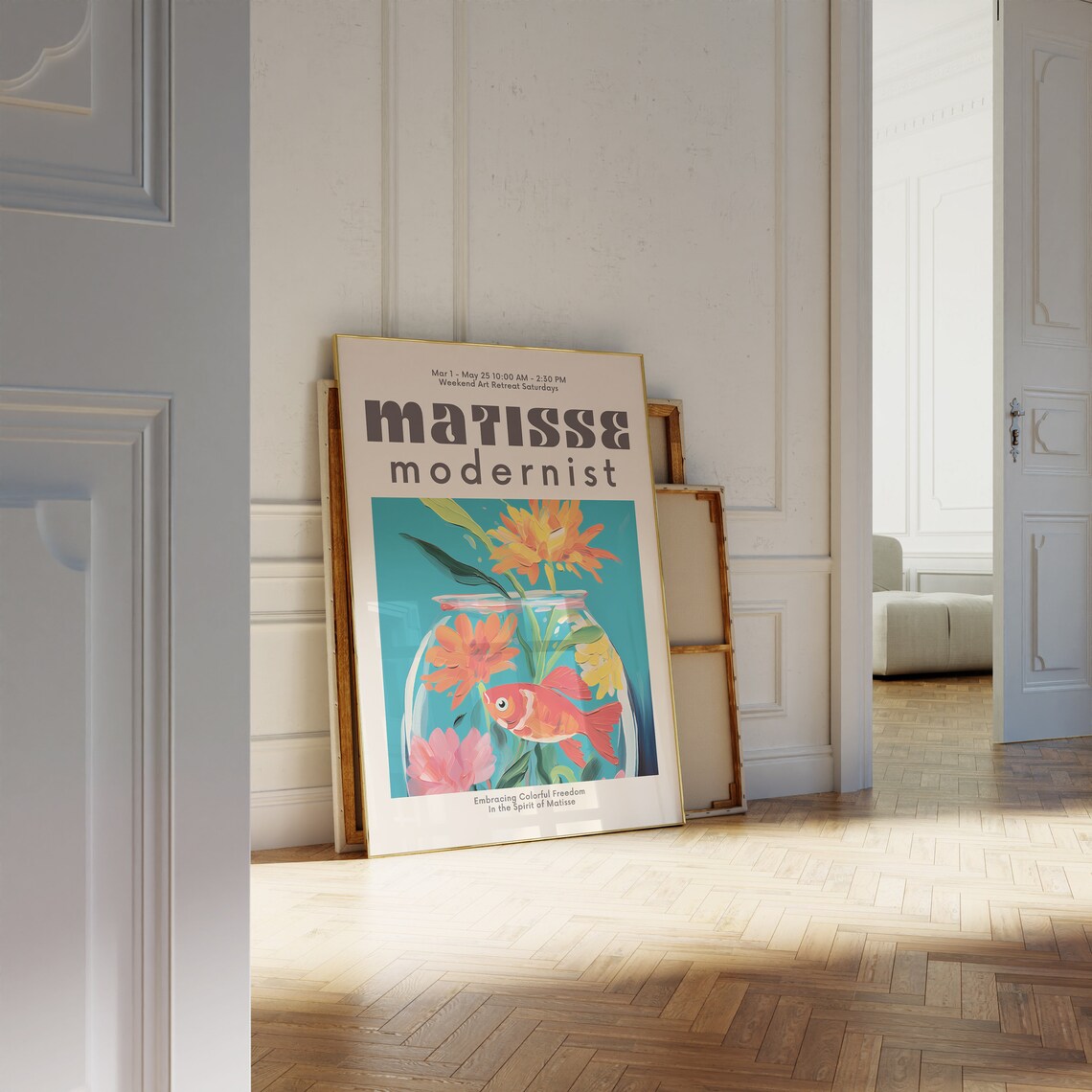 Matisse-Inspired Colorful Poster, Modern Gallery Decor - Image 2