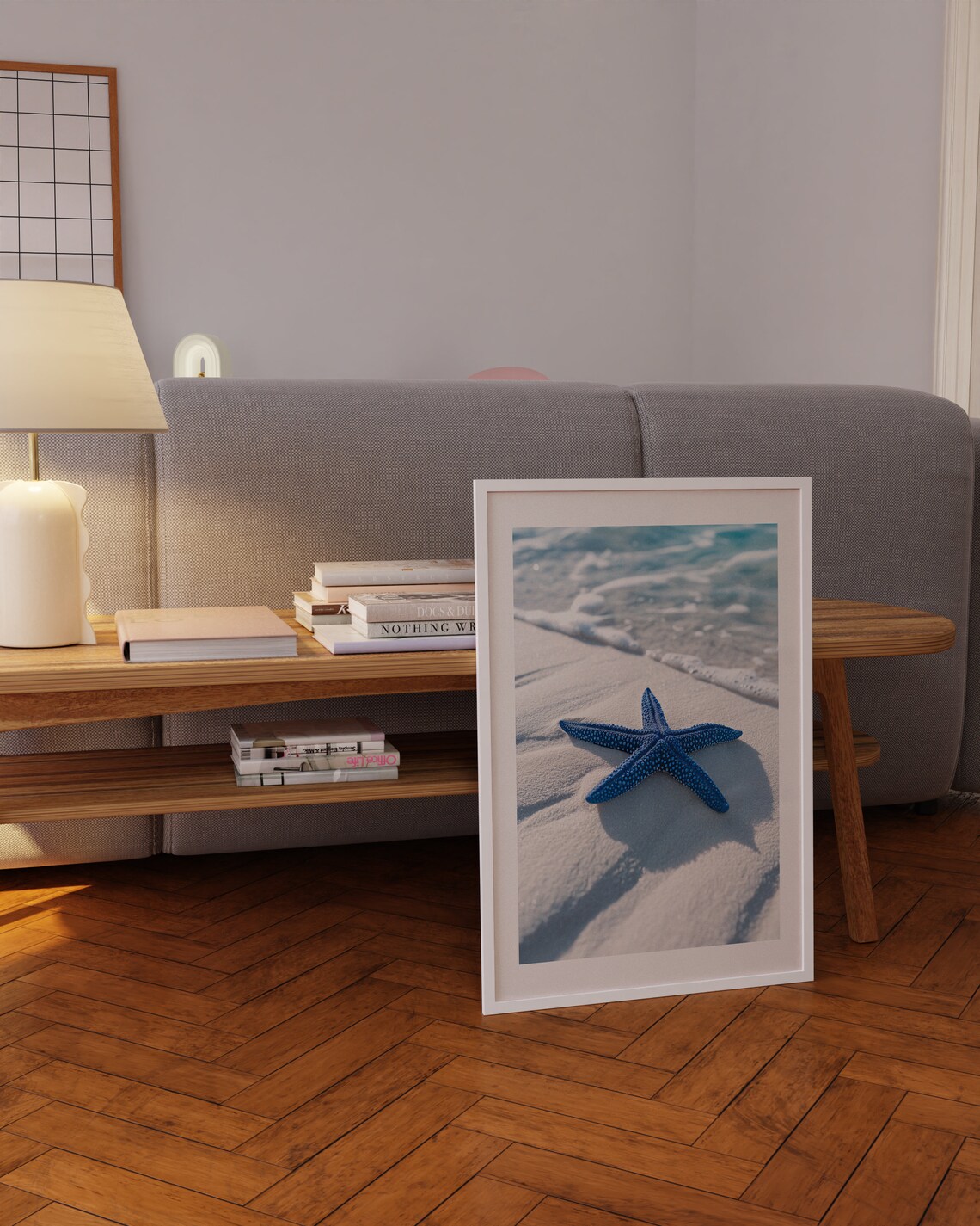 Starfish Sands Poster, Neutral Nautical Decor - Image 5