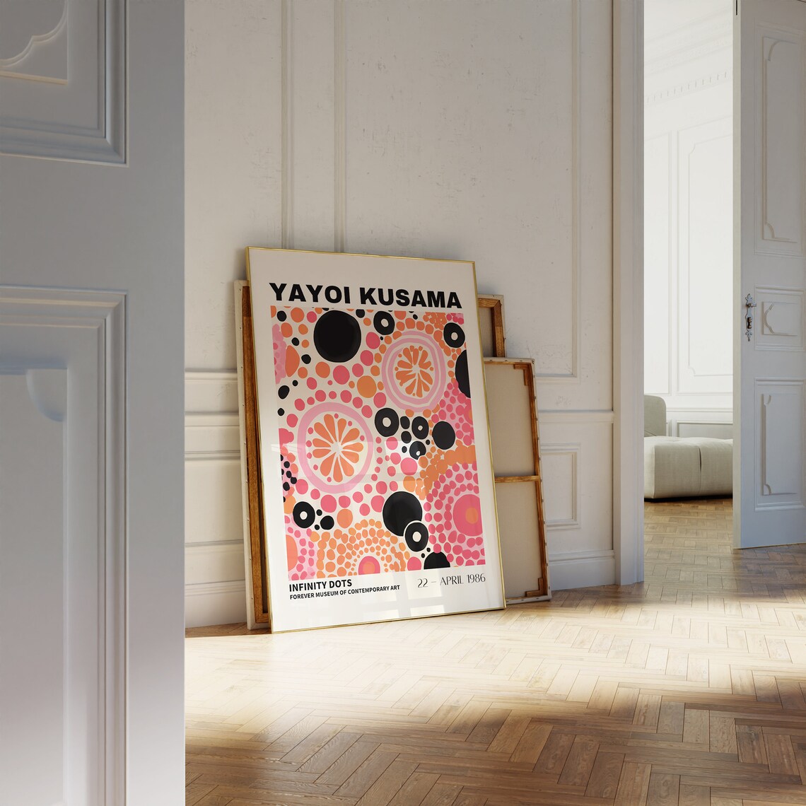 Yayoi Kusama Abstract Poster, Japanese Wall Art - Image 4