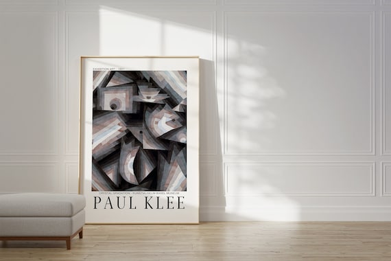 Paul Klee Crystal Gradation 1921 Exhibition Art Poster Basel Museum