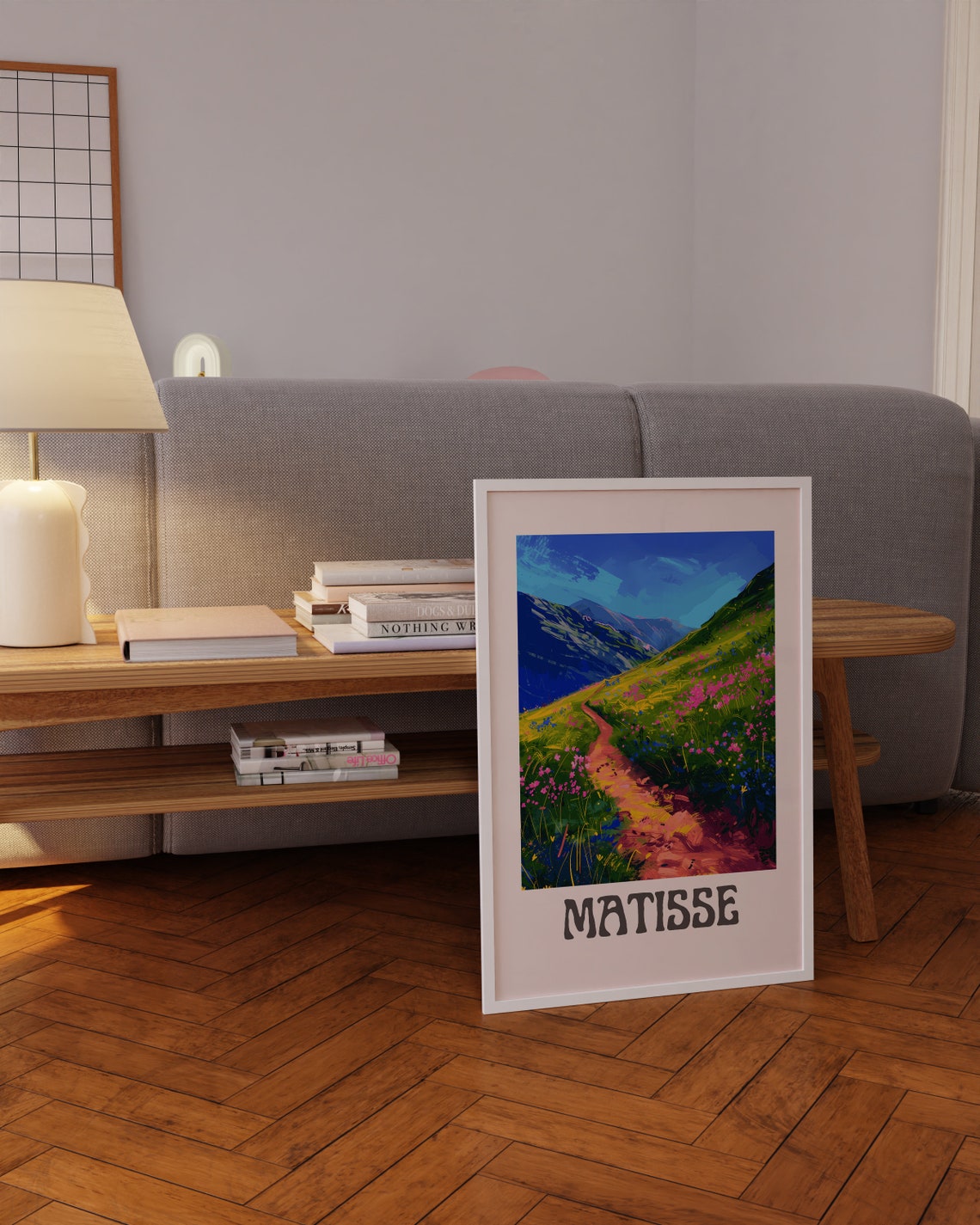 Henri Matisse Mountain Meadow Wildflower Path Scenic Art Poster - Image 3