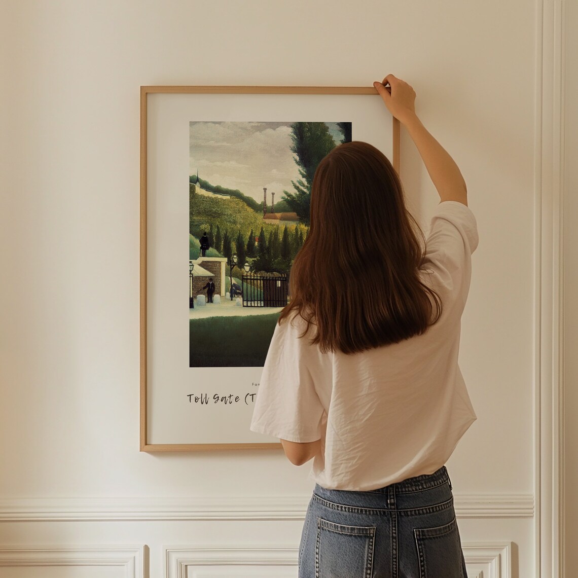 Henri Rousseau Poster Scene In Bagneux On The Outskirts Of Paris Realism Art Antique Decor Home Decoration Garden Poster - Image 2