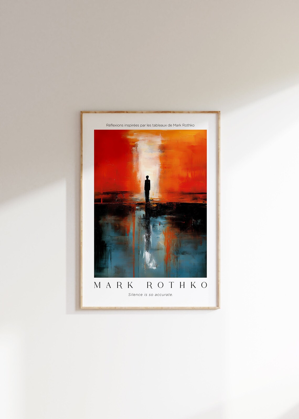 Mark Rothko Exhibition Poster, Museum Decor Print