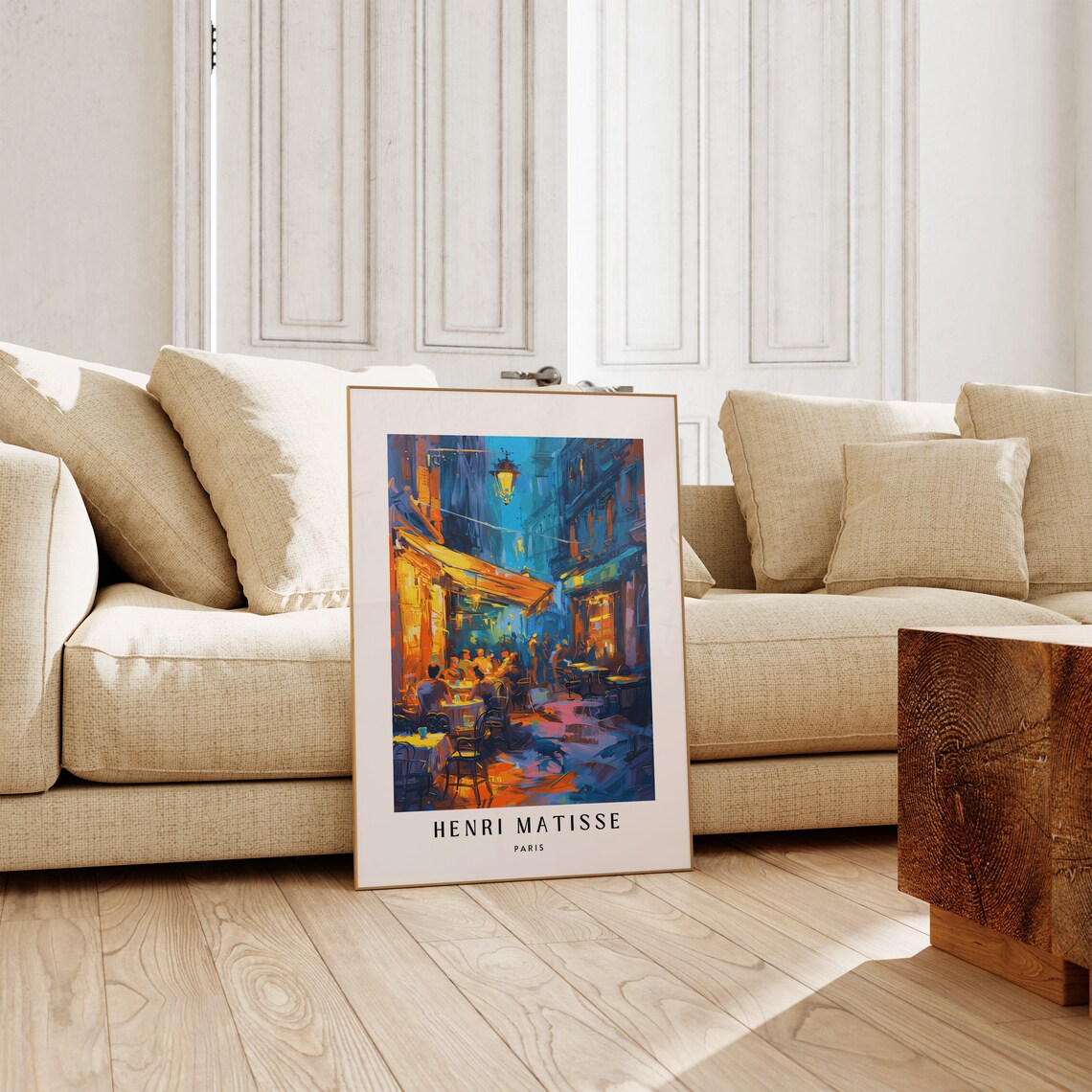 Henri Matisse Night Café Terrace Glowing Street Scene Poster - Image 2