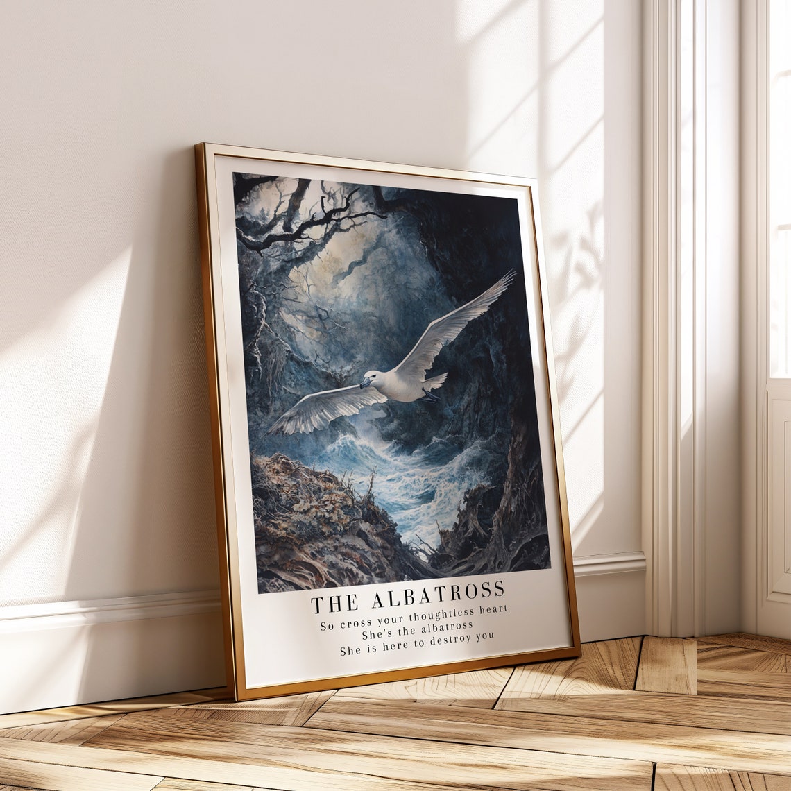 Taylor Swift The Albatross Stormy Sea Seabird Watercolor Poster - Image 3