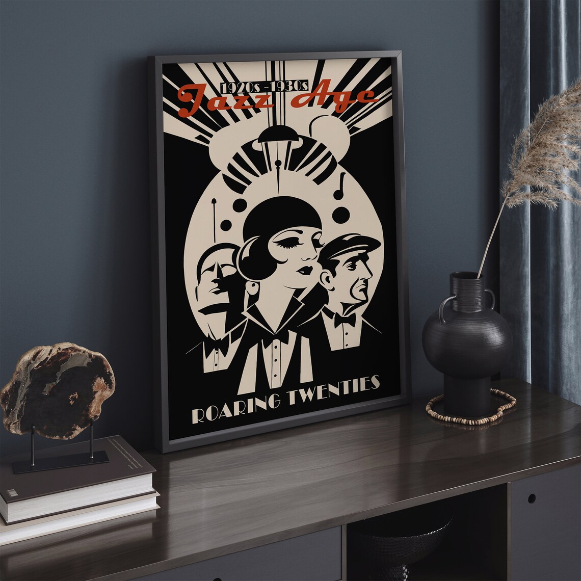 Jazz Age Roaring Twenties 1920s 1930s Art Deco Music Hall Poster - Image 3