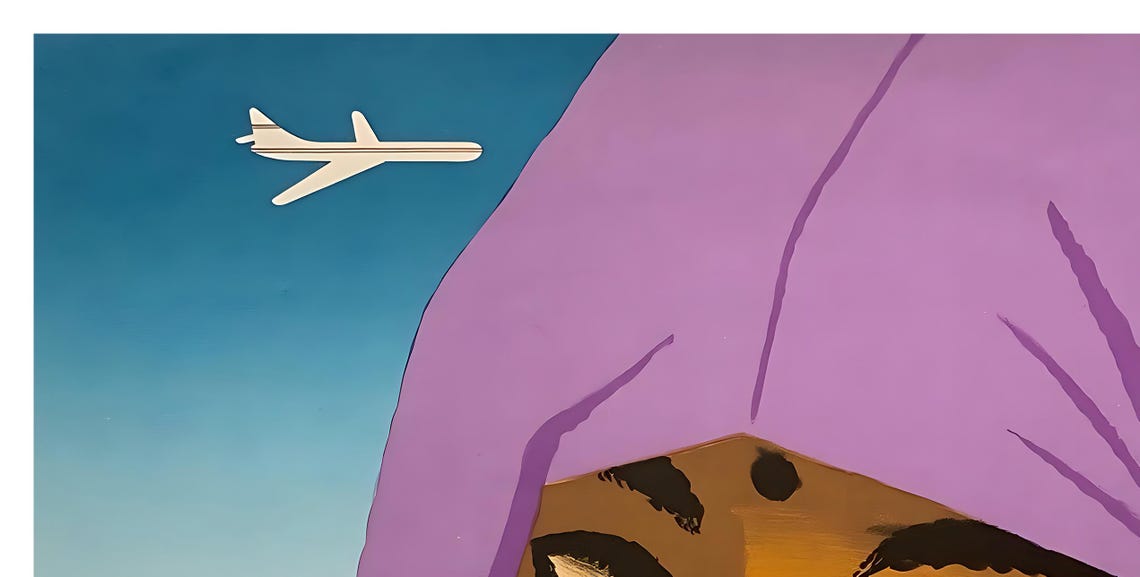 Royal Air Maroc Morocco Veiled Rose Vintage Airline Poster Art - Image 2