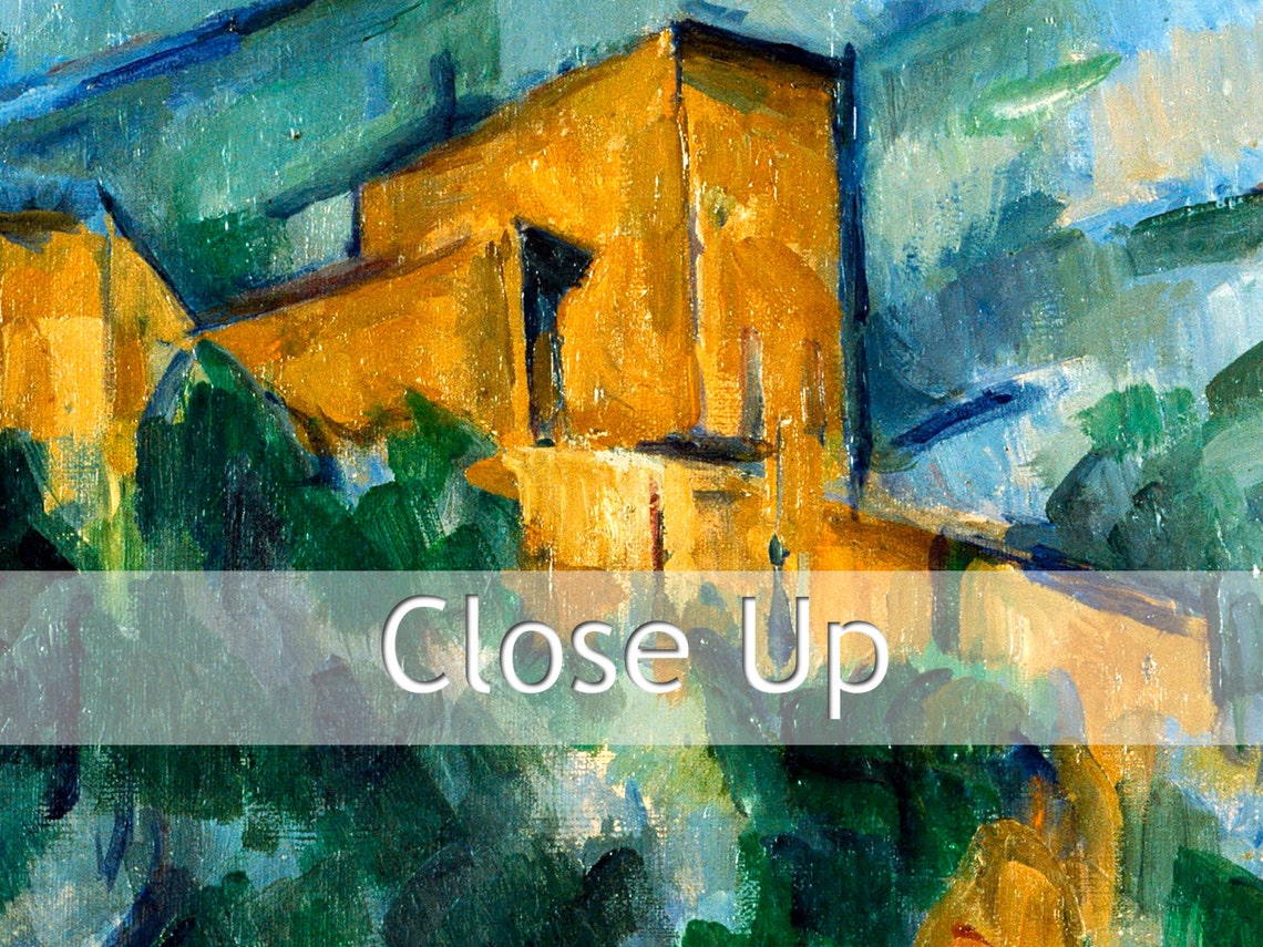 Paul Cezanne Mont Sainte Victoire 1906 Blue Mountain View Poster - Image 2