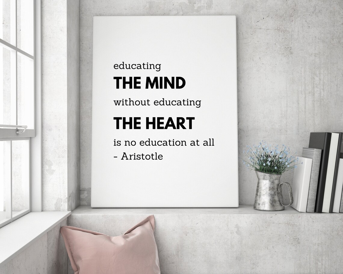 Aristotle Quote, Positive Growth Mindset Poster - Image 2