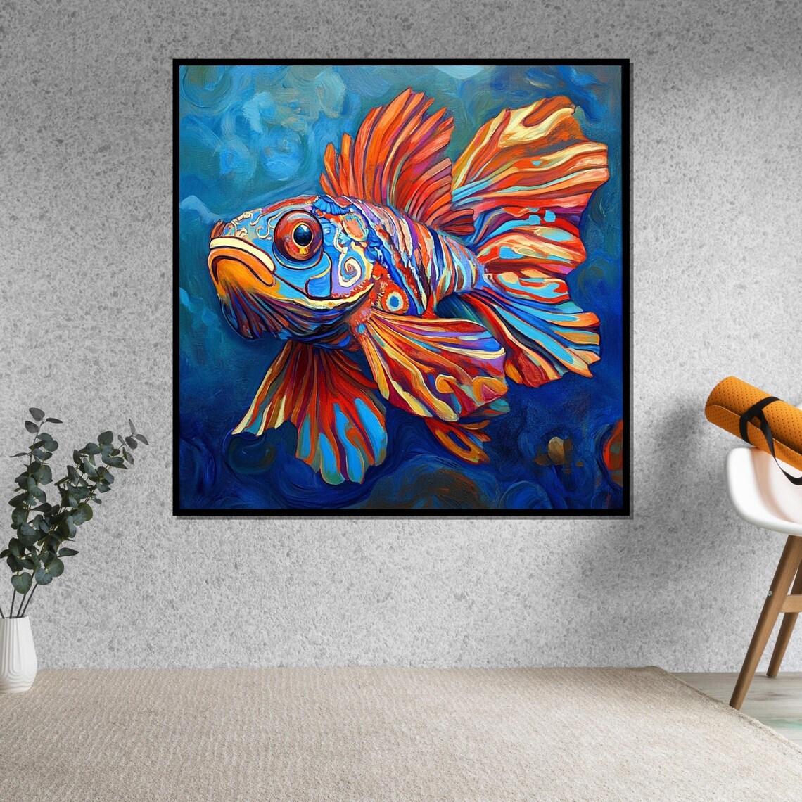 Colorful Fish Sea Life Art Print, Ocean Decor - Image 5