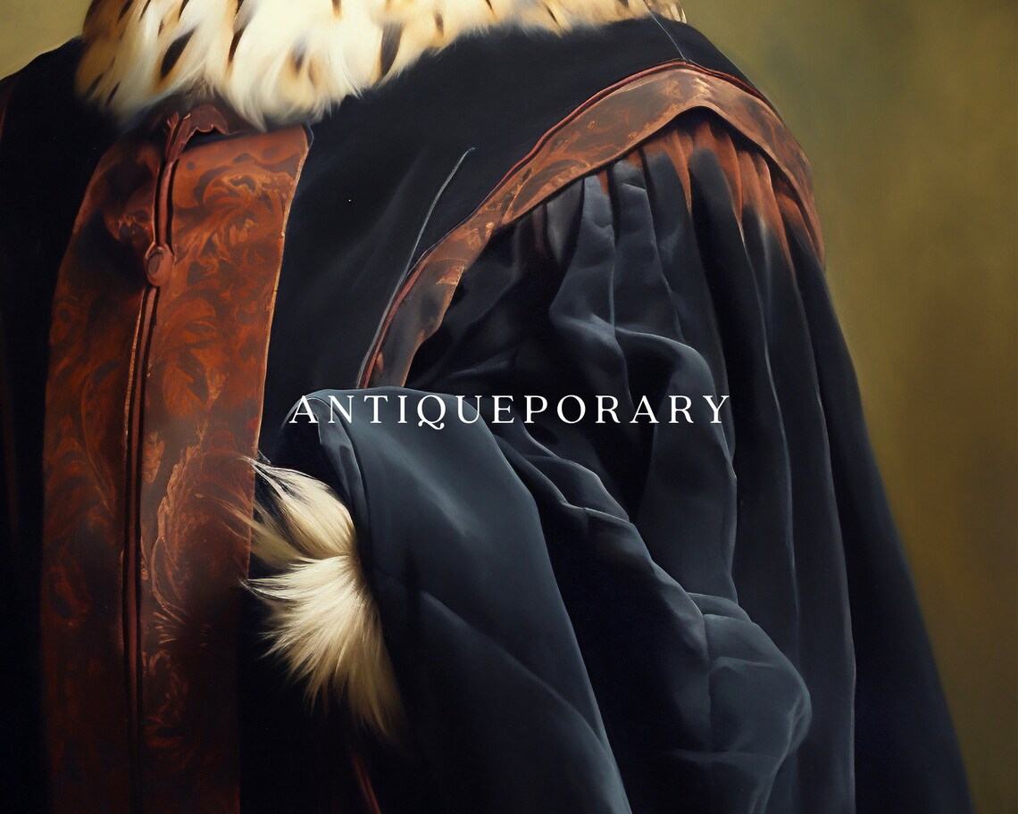 Owl Graduate in Cap and Gown Holding Diploma Portrait Poster - Image 2