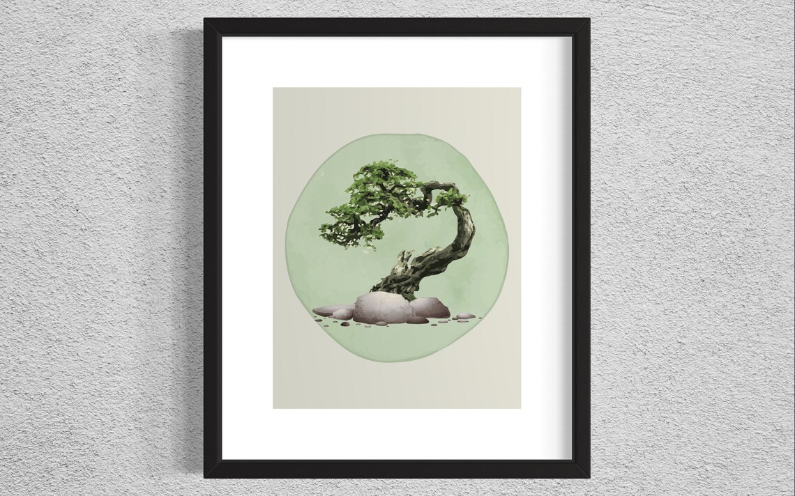 Personalized Bonsai Japanese Zen Decor, Gift Idea - Image 2